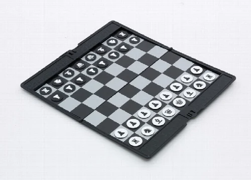 The Chess Store Folding Magnetic Travel Chess Set - 8" - Image 1