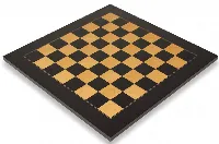 Black & Ash Burl High Gloss Deluxe Chess Board 1.75" Squares