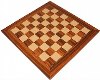 Santos Rosewood & Maple Deluxe Chess Board - 2" Squares