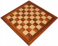 Santos Rosewood & Maple Deluxe Chess Board - 2.375" Squares