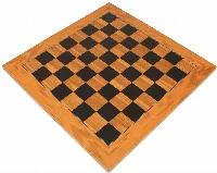 Olive Wood & Black Deluxe Chess Board 1.75" Squares