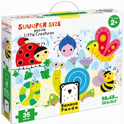 Banana Panda Suuuper Size Puzzle Little Creatures - Large Floor Jigsaw Puzzle - 35 Piece - Image 1