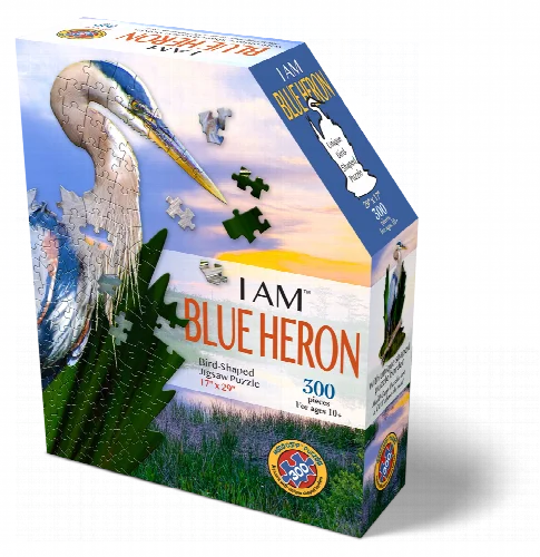 Madd Capp I Am Blue Heron Jigsaw Puzzle - 300 Piece - Image 1