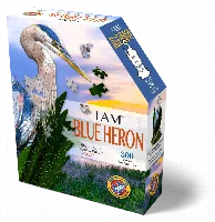 Madd Capp I Am Blue Heron Jigsaw Puzzle - 300 Piece