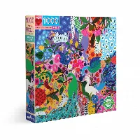 eeBoo Peacock Garden Jigsaw Puzzle - 1000 Piece