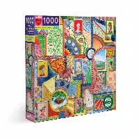 eeBoo UFO Victorian Ladies Jigsaw Puzzle - 1000 Piece