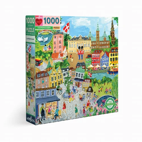 eeBoo Copenhagen Jigsaw Puzzle - 1000 Piece - Image 1