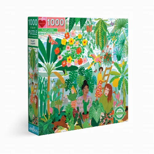 eeBoo Plant Ladies Jigsaw Puzzle - 1000 Piece - Image 1