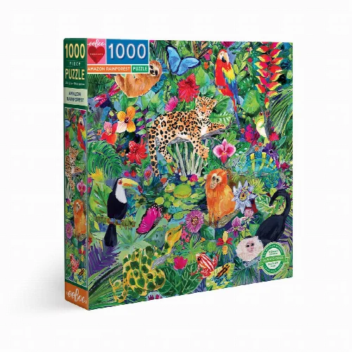 eeBoo Amazon Rainforest Jigsaw Puzzle - 1000 Piece - Image 1