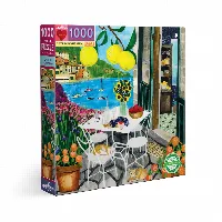 eeBoo Cats in Positano Jigsaw Puzzle - 1000 Piece