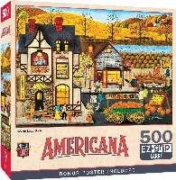 MasterPieces Americana Jigsaw Puzzle - Harvest Street Party by Art Poulin - 500 Piece