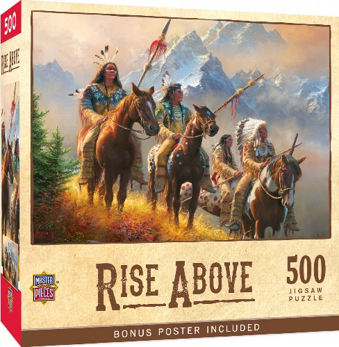 MasterPieces Tribal Spirit Jigsaw Puzzle - Rise Above - 500 Piece - Image 1