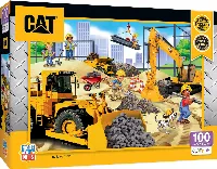 MasterPieces CAT Jigsaw Puzzle - Building Time Kids - 100 Piece