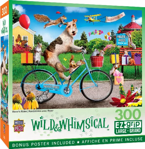 MasterPieces Wild & Whimsical Jigsaw Puzzle - Rovers Rides - 300 Piece - Image 1