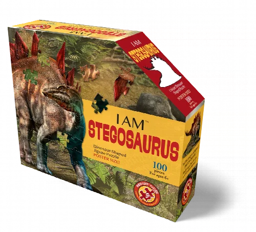 Madd Capp I Am Stegosaurus Jigsaw Puzzle - 100 Piece - Image 1