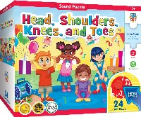 MasterPieces Sing-A-Long Sound Jigsaw Puzzle - Head, Shoulders, Knees, & Toes - 24 Piece