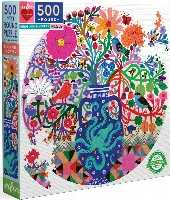 eeBoo Birds and Flowers Jigsaw Puzzle - 500 Piece