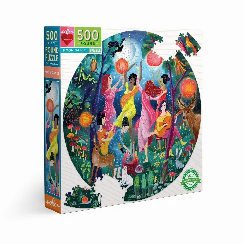 eeBoo Moon Dance Jigsaw Puzzle - 500 Piece - Image 1