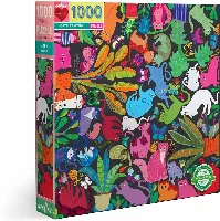 eeBoo Cats at Work Jigsaw Puzzle - 1000 Piece