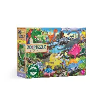 eeBoo Dinosaur Land Jigsaw Puzzle - 20 Piece