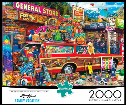 Buffalo Games Family Vacation Jigsaw Puzzle - 2000 Piece - Image 1