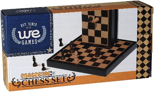 We Games Travel Wood Magnetic Chess Set - Image 1