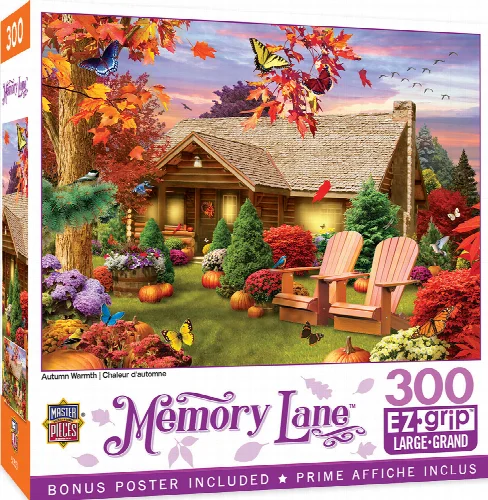 MasterPieces Memory Lane Jigsaw Puzzle - Autumn Warmth By Alan Giana - 300 Piece - Image 1