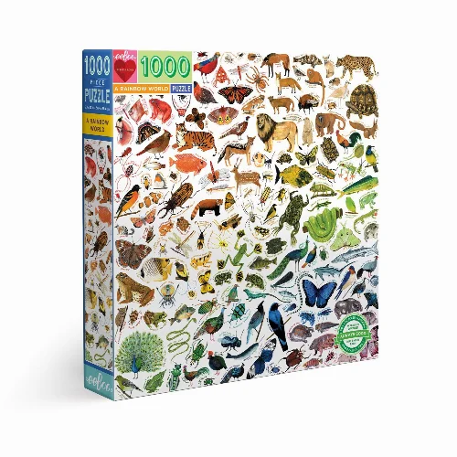 eeBoo A Rainbow World Jigsaw Puzzle - 1000 Piece - Image 1