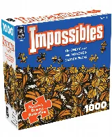 BePuzzled Impossibles Jigsaw Puzzle - Nature's Beauty Butterflies - 1000 Piece