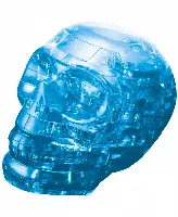 BePuzzled 3D Crystal Puzzle - Skull Blue - 48 Piece