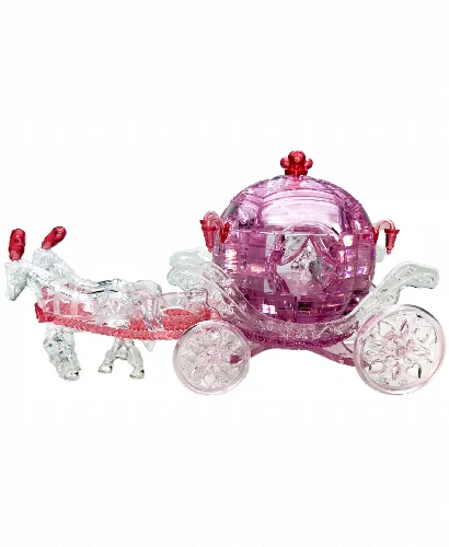 BePuzzled 3D Crystal Puzzle - Royal Carriage - 63 Piece - Image 1