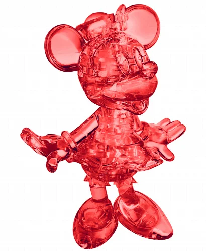 BePuzzled 3D Crystal Puzzle - Disney Minnie Mouse Red - 39 Piece - Image 1