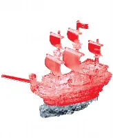 BePuzzled 3D Crystal Pirate Ship Puzzle Set, 101 Pieces