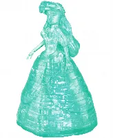 BePuzzled 3D Crystal Puzzle - Disney Ariel Teal - 40 Piece