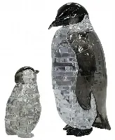 BePuzzled 3D Crystal Puzzle - Penguin and Baby - 43 Piece