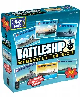 BePuzzled Collage World Jigsaw Puzzle - Battleship Normandy Edition - 500 Piece