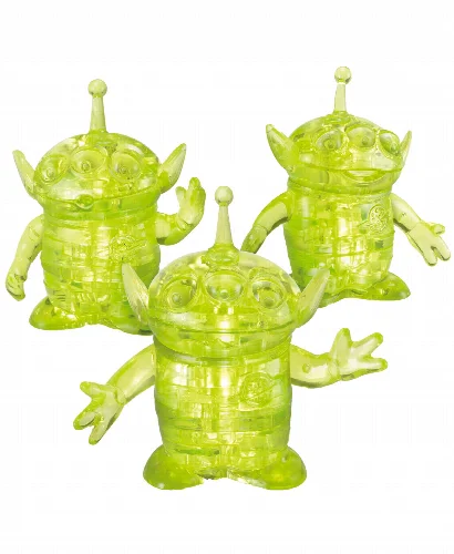 BePuzzled 3D Crystal Puzzle - Disney Toy Story 4 - Aliens - 51 Pieces - Image 1