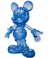 BePuzzled 3D Crystal Puzzle - Disney Mickey Mouse Dark Blue - 37 Piece