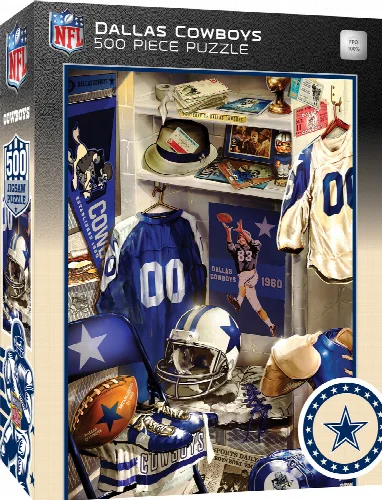 MasterPieces NFL Locker Room Jigsaw Puzzle - Dallas Cowboys - 500 Piece - Image 1