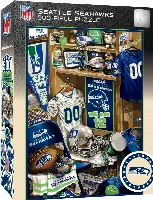 MasterPieces NFL Locker Room Jigsaw Puzzle - Seattle Seahawks - 500 Piece