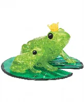 BePuzzled 3D Frog Crystal Puzzle Set, 43 Piece