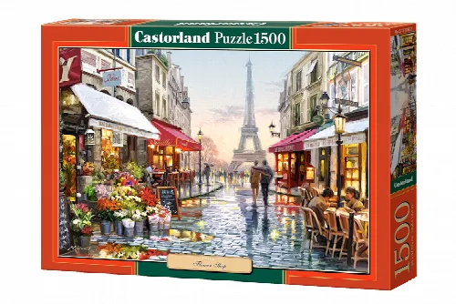 Castorland Flower Shop Jigsaw Puzzle - 1500 Piece - Image 1