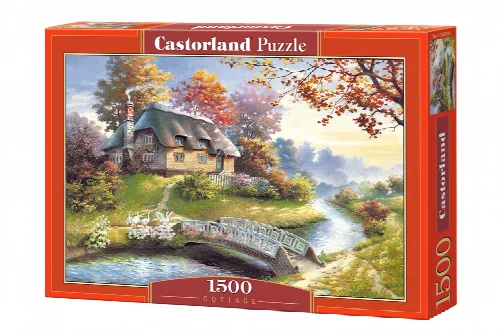 Castorland Cottage Jigsaw Puzzle - 1500 Piece - Image 1