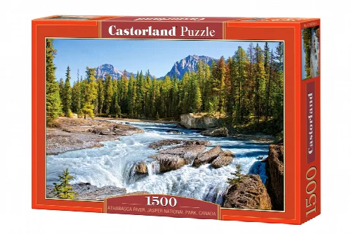 Castorland Athabasca River, Jasper National Park, Canada Jigsaw Puzzle - 1500 Piece - Image 1