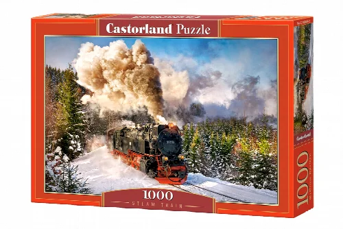 Castorland Steam Train Jigsaw Puzzle - 1000 Piece - Image 1