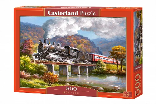 Castorland Iron Horse Jigsaw Puzzle - 500 Piece - Image 1