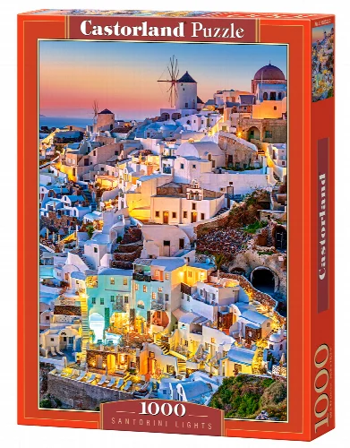 Castorland Santorini Lights Jigsaw Puzzle - 1000 Piece - Image 1