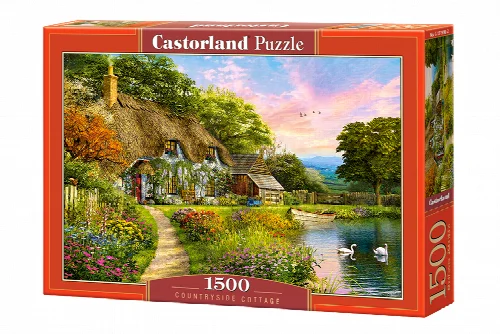 Castorland Countryside Cottage Jigsaw Puzzle - 1500 Piece - Image 1