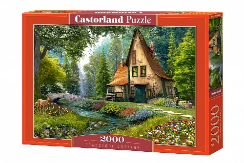 Castorland Toadstool Cottage Jigsaw Puzzle - 2000 Piece - Image 1