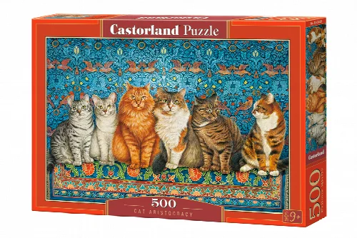 Castorland Cat Aristocracy Jigsaw Puzzle - 500 Piece - Image 1